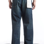 The WASHED DENIM DP WIDE PANTS INDIGO  available online with global shipping, and in PAM Stores Melbourne and Sydney.