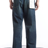 The WASHED DENIM DP WIDE PANTS INDIGO  available online with global shipping, and in PAM Stores Melbourne and Sydney.