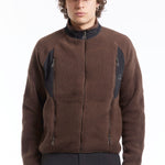 The POLARTEC FLEECE JACKET DARK BROWN  available online with global shipping, and in PAM Stores Melbourne and Sydney.