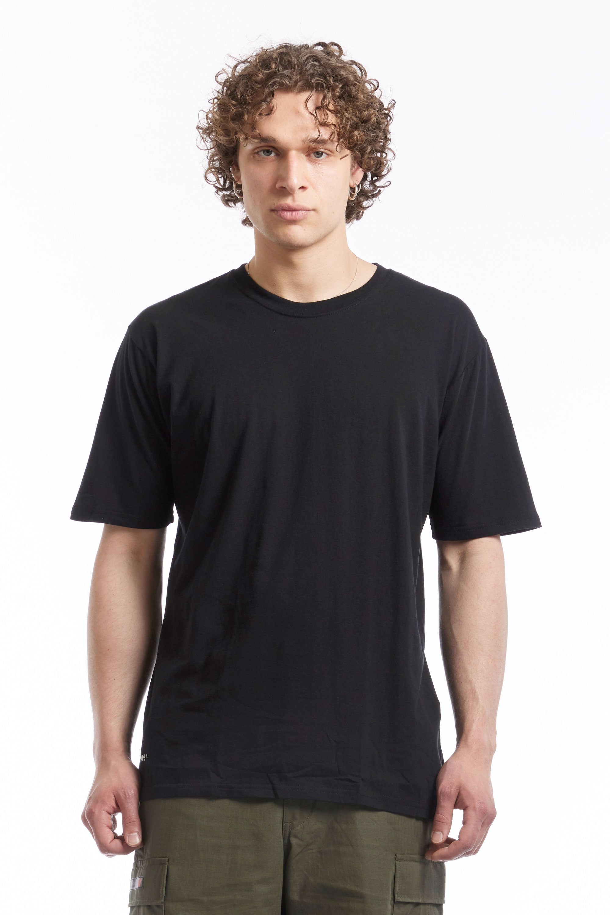 The SKIVVIES BASIC TEE 3 PACK BLACK  available online with global shipping, and in PAM Stores Melbourne and Sydney.