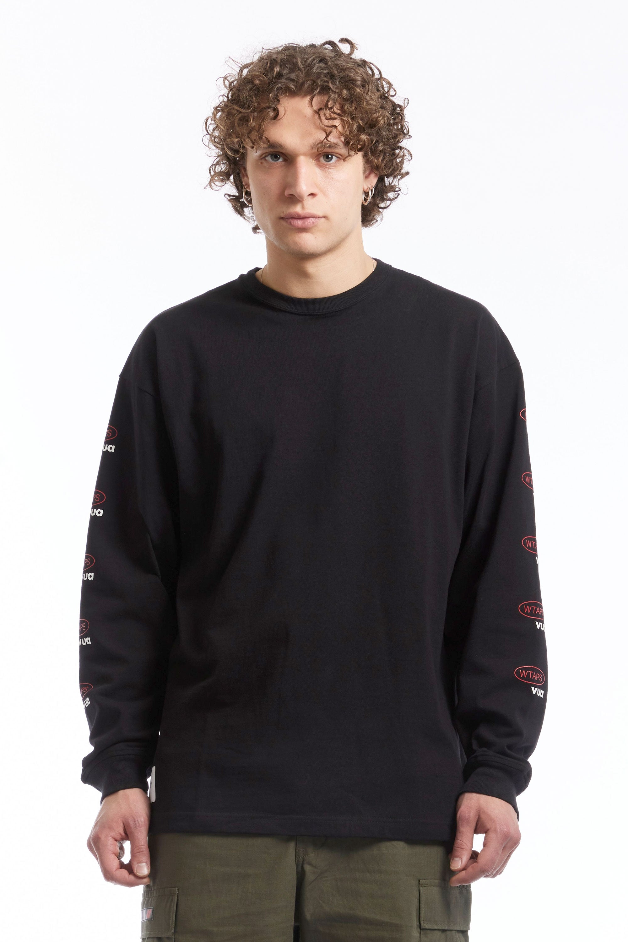 The PRTC LS COTTON PULLOVER BLACK  available online with global shipping, and in PAM Stores Melbourne and Sydney.