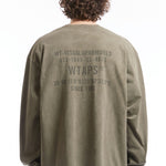 The SPEC LS COTTON PULLOVER OLIVE DRAB  available online with global shipping, and in PAM Stores Melbourne and Sydney.