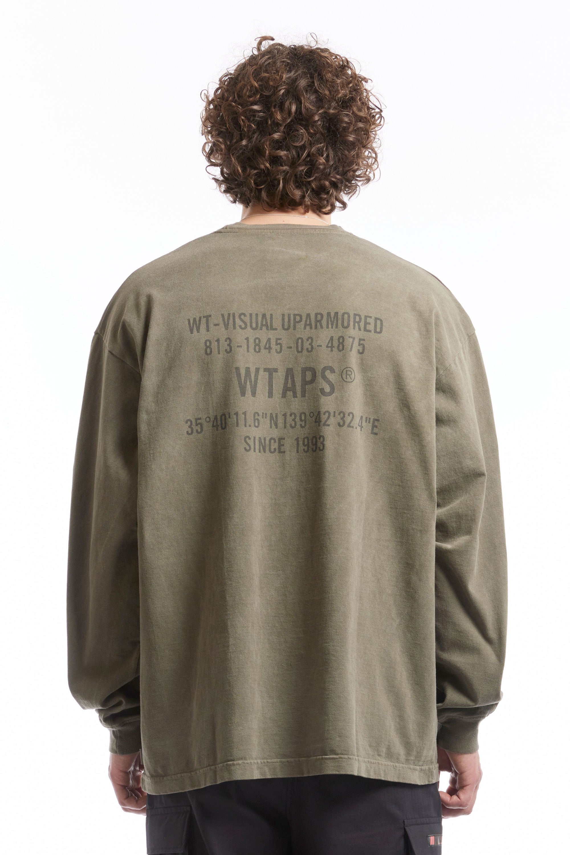 The SPEC LS COTTON PULLOVER OLIVE DRAB  available online with global shipping, and in PAM Stores Melbourne and Sydney.