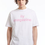 The ILY TEE WHITE  available online with global shipping, and in PAM Stores Melbourne and Sydney.