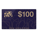 The PAM GIFT CARD $100 AUD available online with global shipping, and in PAM Stores Melbourne and Sydney.