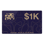 The PAM GIFT CARD $1000 AUD available online with global shipping, and in PAM Stores Melbourne and Sydney.