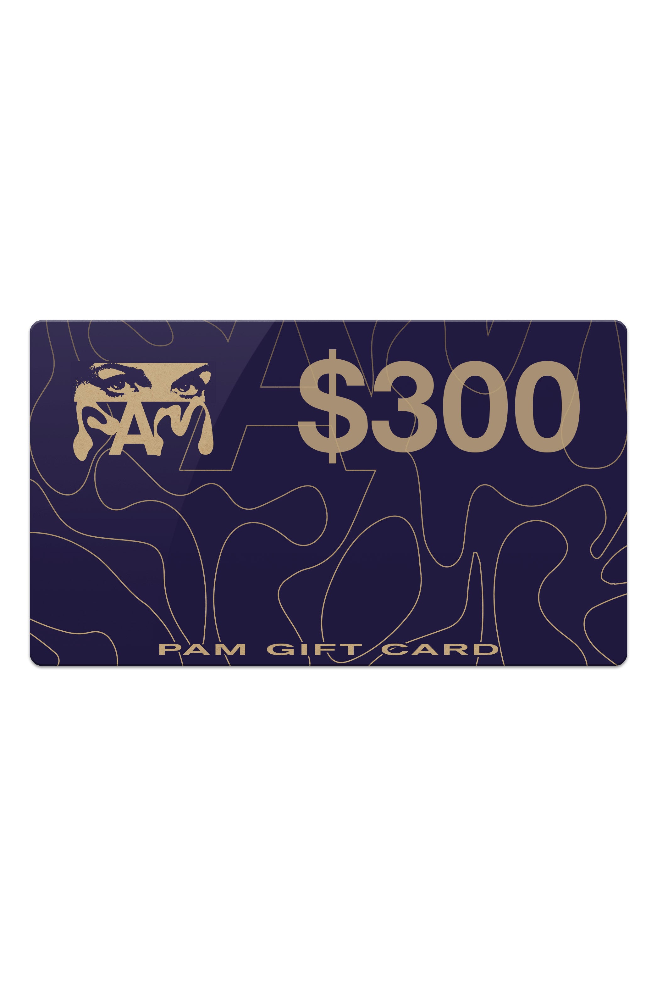 The PAM GIFT CARD $300 AUD available online with global shipping, and in PAM Stores Melbourne and Sydney.