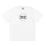 The 7 YEAR ANNIVERSARY SS TEE - WHITE available online with global shipping, and in PAM Stores Melbourne and Sydney.