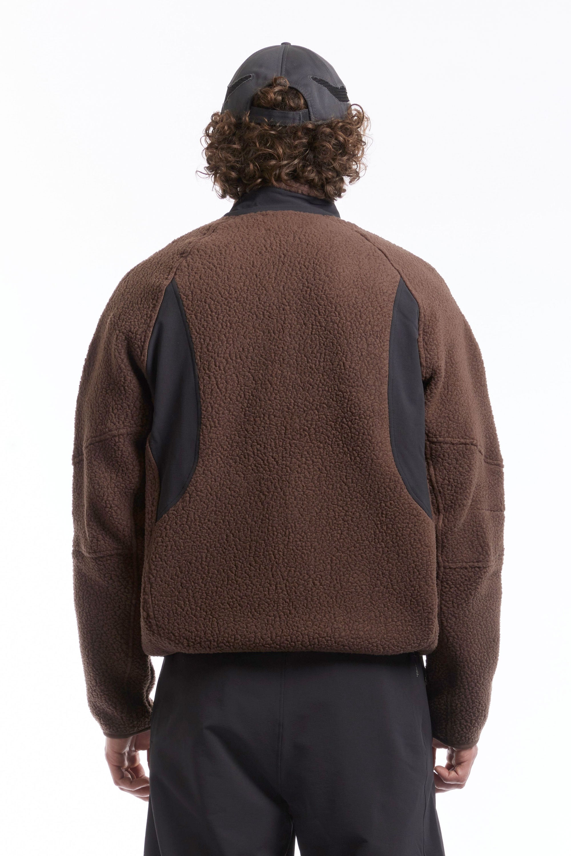 The POLARTEC FLEECE JACKET DARK BROWN  available online with global shipping, and in PAM Stores Melbourne and Sydney.