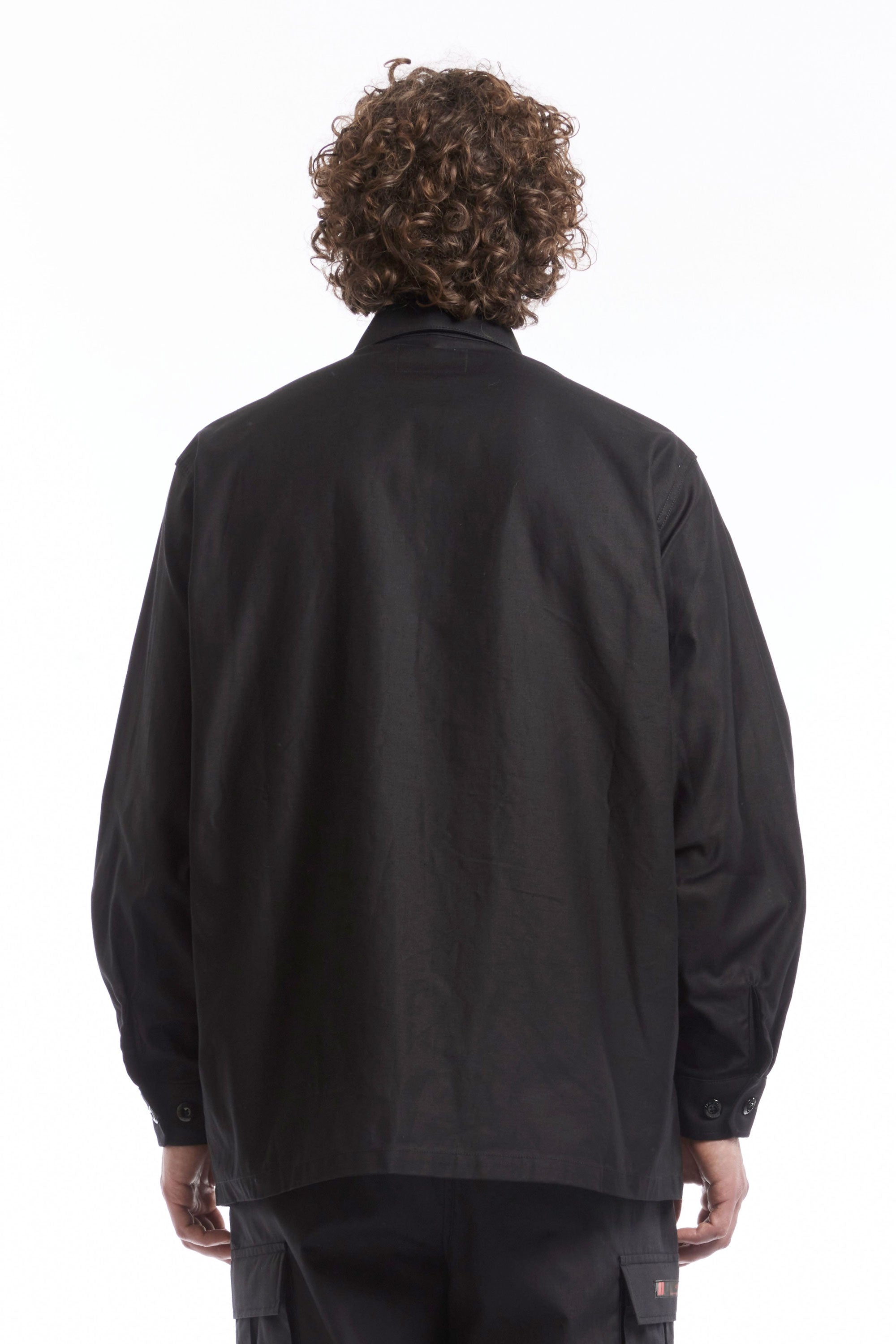 The CBW LS COTTON SATIN SHIRT BLACK  available online with global shipping, and in PAM Stores Melbourne and Sydney.