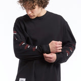 The PRTC LS COTTON PULLOVER BLACK  available online with global shipping, and in PAM Stores Melbourne and Sydney.