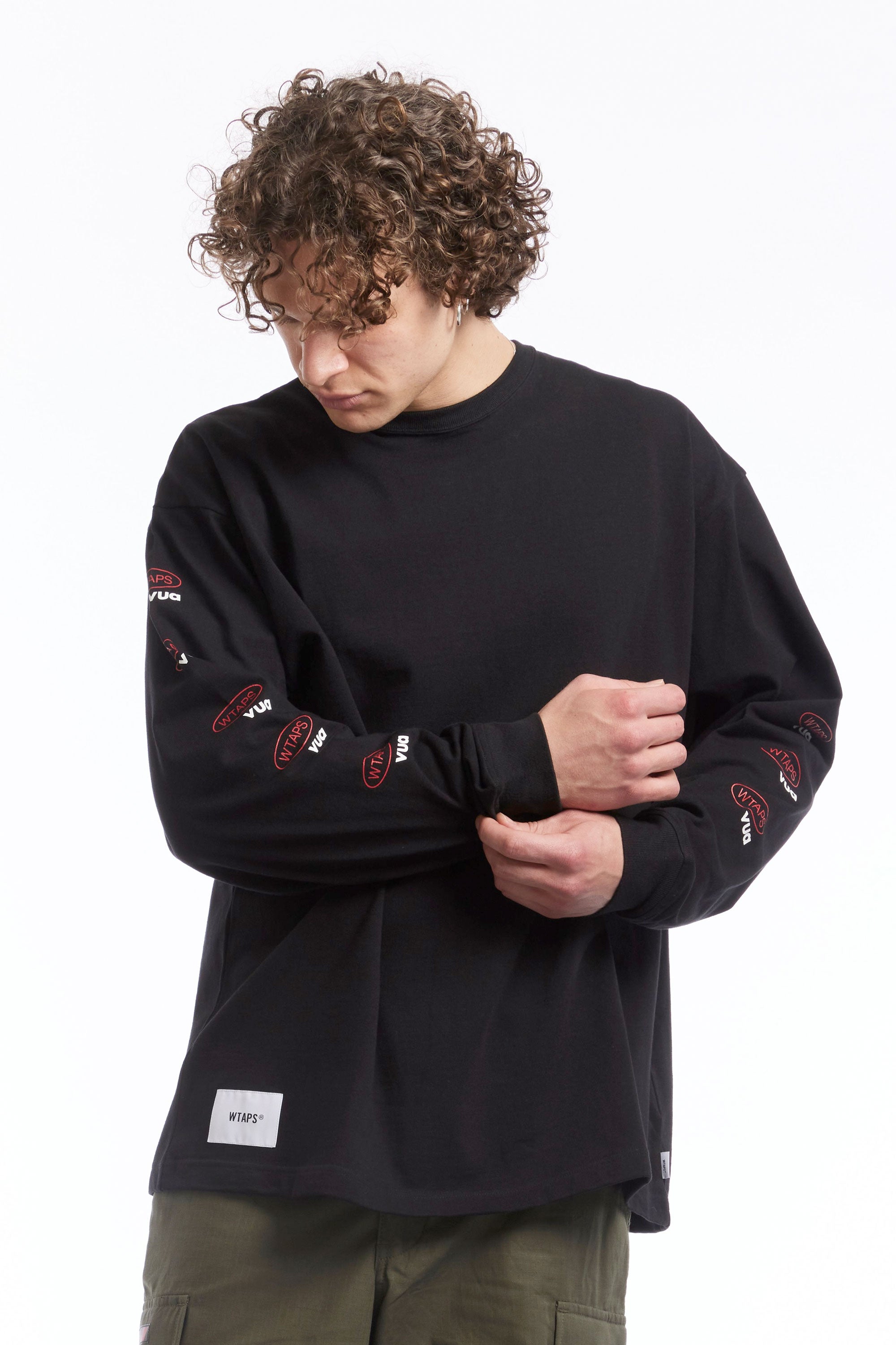 The PRTC LS COTTON PULLOVER BLACK  available online with global shipping, and in PAM Stores Melbourne and Sydney.