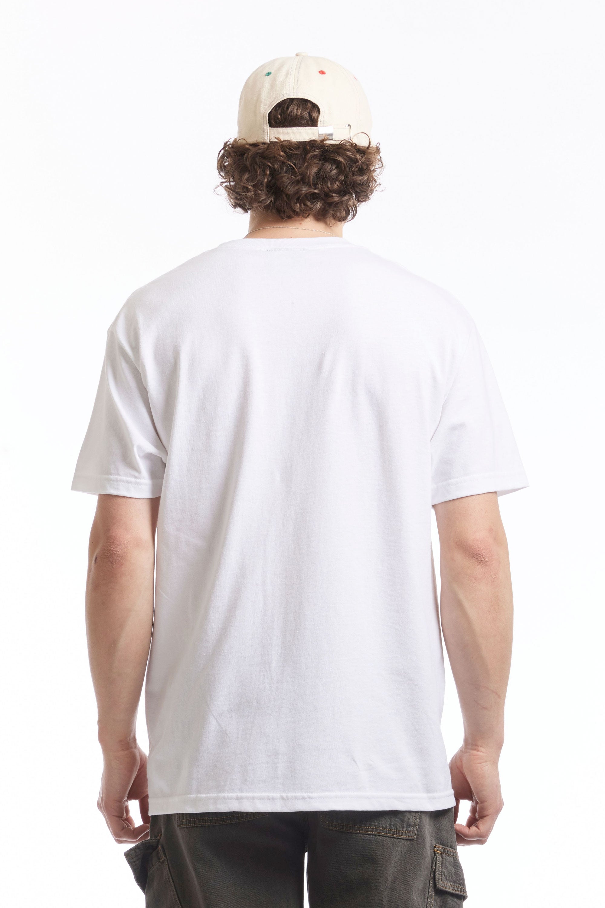 The SIMP LOGO’ TEE WHITE  available online with global shipping, and in PAM Stores Melbourne and Sydney.