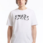 The SIMP LOGO’ TEE WHITE  available online with global shipping, and in PAM Stores Melbourne and Sydney.