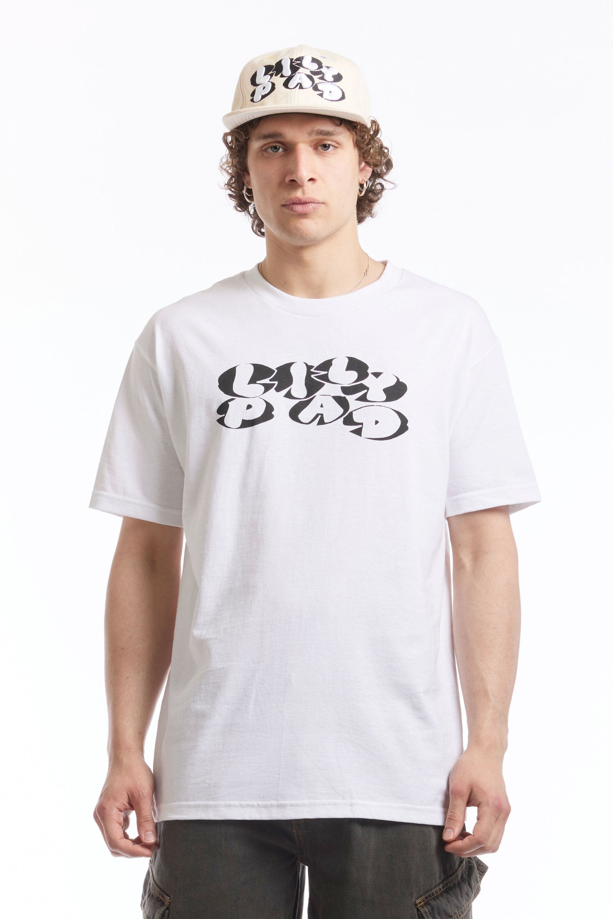 The SIMP LOGO’ TEE WHITE  available online with global shipping, and in PAM Stores Melbourne and Sydney.