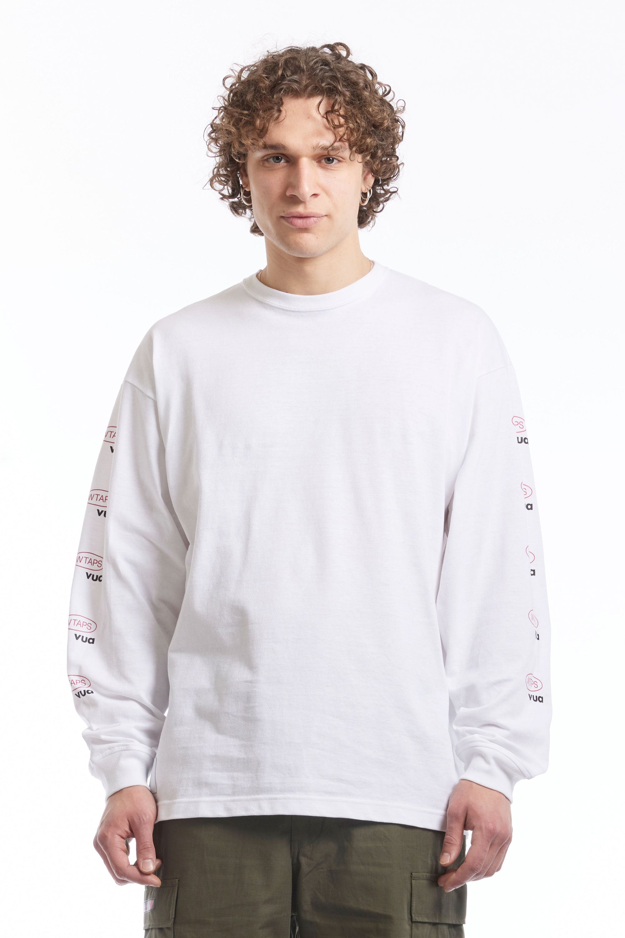 The PRTC LS COTTON PULLOVER WHITE  available online with global shipping, and in PAM Stores Melbourne and Sydney.