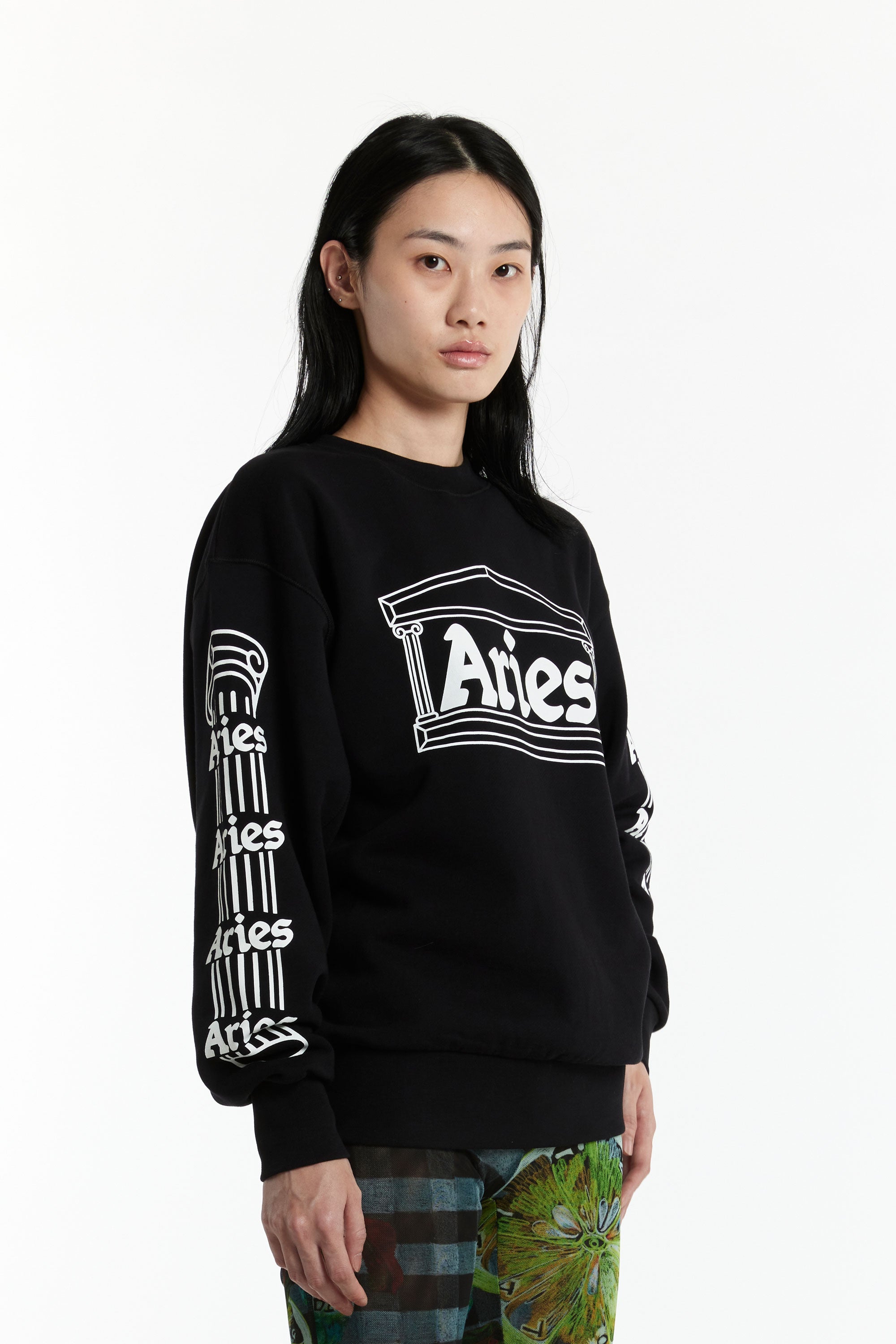 The ARIES - Column Sweatshirt SS23  available online with global shipping, and in PAM Stores Melbourne and Sydney.