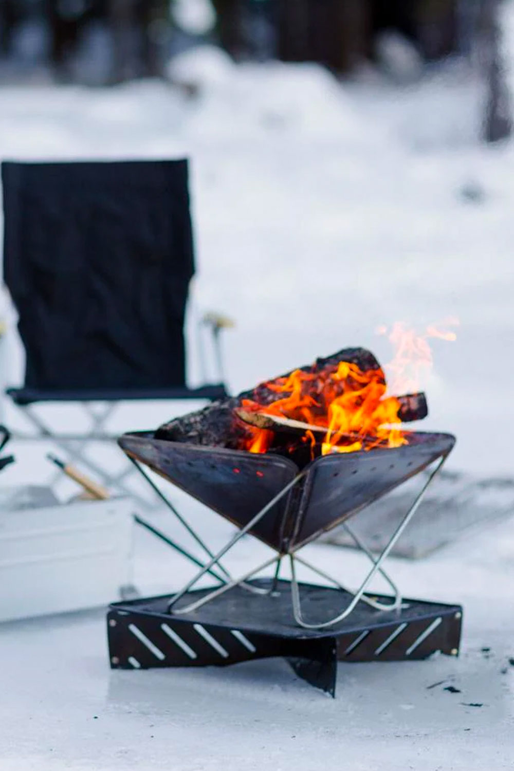 The SNOW PEAK - PACK AND CARRY FIREPLACE LARGE  available online with global shipping, and in PAM Stores Melbourne and Sydney.