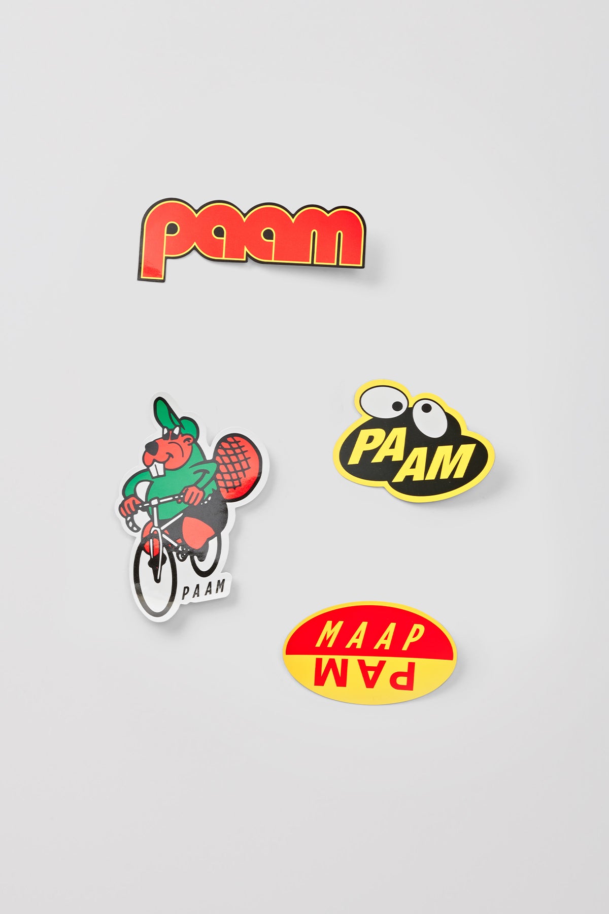 The PAAM 3.0 STICKER PACK  available online with global shipping, and in PAM Stores Melbourne and Sydney.