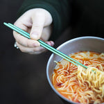 The SNOW PEAK - TITANIUM CHOPSTICKS GREEN available online with global shipping, and in PAM Stores Melbourne and Sydney.